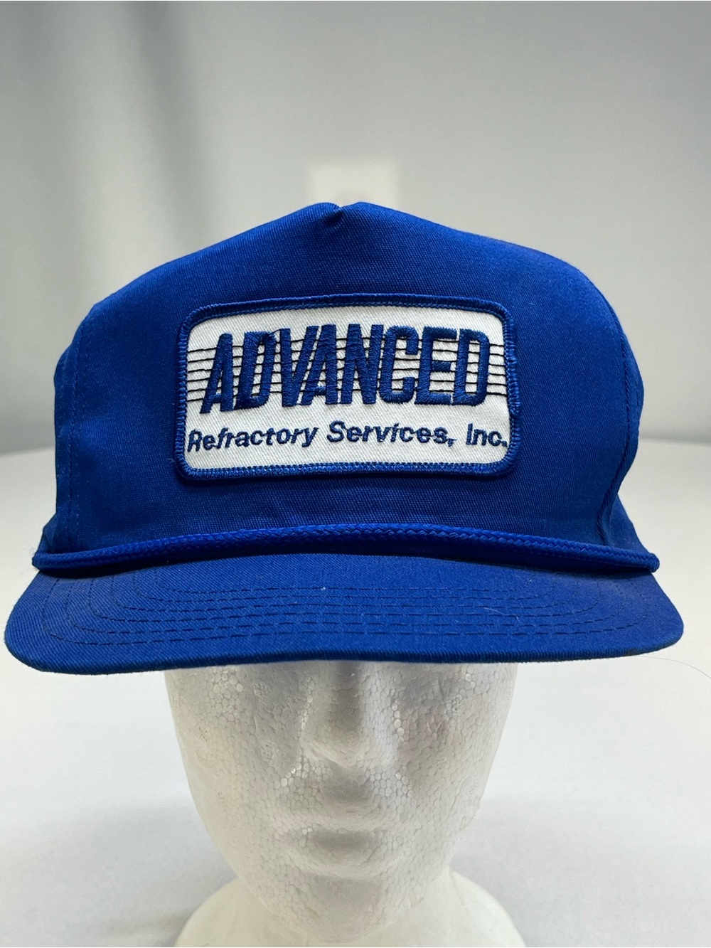 Advanced Refractory Services Vintage Trucker Rope Hat w/Leather Strap